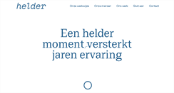 Desktop Screenshot of bureauhelder.nl